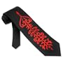 Men's Bullsh*t Microfiber Tie by The American Necktie Company by in Black