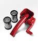 Microplane 39105 Rotary Grater with Two Blades, Red