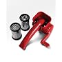 Microplane 39105 Rotary Grater with Two Blades, Red