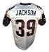 Steven Jackson Autographed/Hand Signed St. Louis Rams White Reebok Authentic Jersey