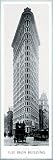 Midi Poster framed: New York - Flat Iron Building 5th Ave (36 x 12 inches)