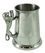 Pewter Tankard with Lion Handle