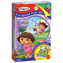 Colorforms Dora the Explorer 3-D Deluxe Play Set