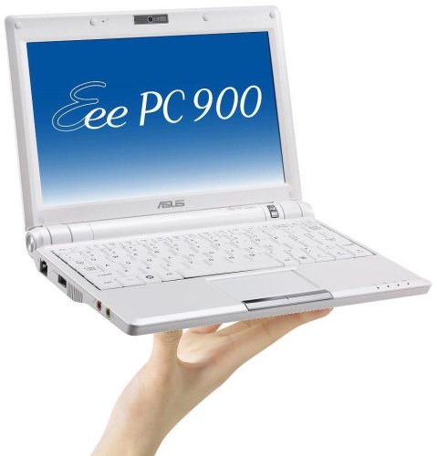 ASUS Eee PC 900 8.9-Inch Netbook (Intel Mobile Processor, 1 GB RAM, 20 GB Solid State Drive, Linux, 4 Cell Battery) Pearl White image