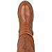Brinley Co. Womens Regular and Wide-Calf Knee-High Ankle-Strap Riding Boot