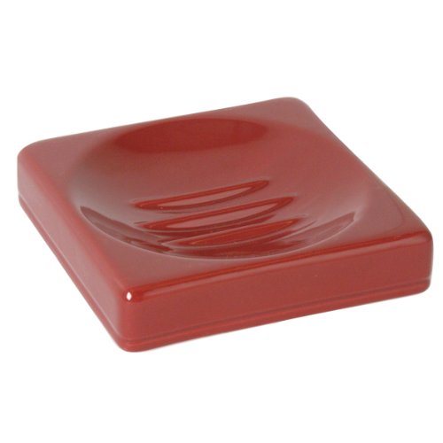 Enzo Rodi 84352 Seifenablage Keramik Stellaccessoire eckig rot Preisvergleich