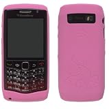 Blackberry Embossed h&uuml;lle f&uuml;r BlackBerry Handys pink
