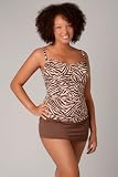 Michael Kors Aventura Animal Classic Bra Tankini Top
