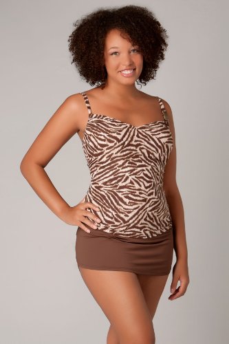Michael Kors Aventura Animal Tankini Top
