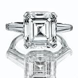 1.20 CT D VS1 ASSCHER CUT DIAMOND RING 18K