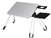 GSI Quality Laptop Notebook Foldable Table Desk Cooling Pad With Mouse Pad And Cup Holder - Surdy, Strong And Lightweight - For Indoors, Outdoors, Or In-Car Use