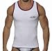 ES Collection "192 Double Strap Tank" Tank Top, weiss, Large