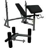 Valor Athletics Inc. BF - 37 FID Olympic Bench with Leg / Preacher Curl
