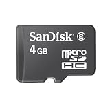 SanDisk Micro SDHC Card 4GB Speicherkarte (original Handelsverpackung)