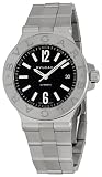 Bvlgari Men039s BVLDG40BSSD Diagono Black Dial Watch on sale