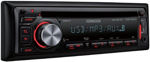 Kenwood KDC-4047 UA CD-MP3-Tuner (Front-USB und AUX-In) schwarz