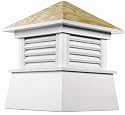40" Handcrafted "Mansfield" Wood Roof Vinyl Cupola
