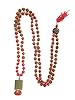 Buddha Yantra Pendant- Mercury, Coral Jade Prayer Beads Yoga Mala 108 + 1