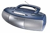 Grundig RRCD 1350 MP3 Radio-Recorder mit CD-/MP3-Player wei&szlig;/blau