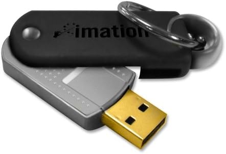 Wholesale CASE of 5 - Imation Pivot USB Flash Drives-Pivot Flash Drive, USB 2.0, 4GB, Software Encryption