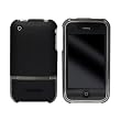 CaseCrown Apple iPhone 3G 3GS Executive Polycarbonate Slim Case - Gunmetal Frame ~ CaseCrown