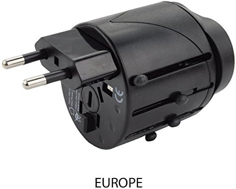 LYYF High Quality International All-in-one Travel Power Adapter Plug/Universal Travel Plug Adapte.Includes: International Travel Adapter, USB Charger Attachment and Stylish Nylon Travel Case