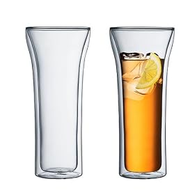 Assam Tall Iced Tea Glasses Set of 2 by Bodum