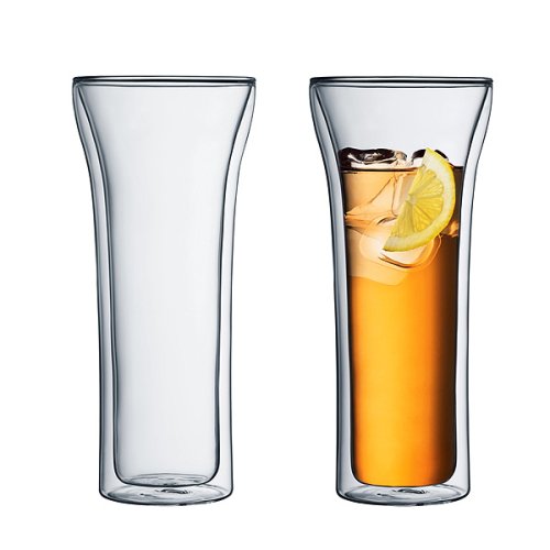 Assam Tall Iced Tea Glasses Set of 2 by Bodum