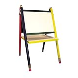 Kids Primary-Color Drawing Board Easel
