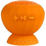 Digital Treasures 09012-PG Lyrix JIVE Water Resistant Bluetooth Speaker (Orange)
