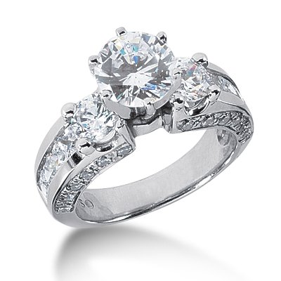 Cheapest 3.2 Ct Diamond Engagement Ring Princess Channel Antique 14k White Gold Cheapest 3.2 Ct Diamond Engagement Ring Princess Channel Antique 14k White Gold