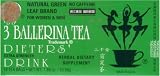 3 Ballerina Tea Extra Strength Dieters Drink Value Pack - 54 Tea Bags (in 3 Boxes)