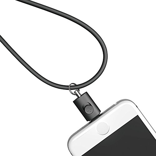 Simplism Lightningコネクター用ネックストラップ ブラック TR-LSI-BK Simplism Lightningコネクター用ネックストラップ ブラック TR-LSI-BK