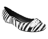 ZEBRA BUCKLE BALLERINA FLAT