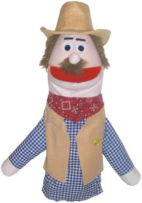 Half Body Character Puppets Dusty Caucasian