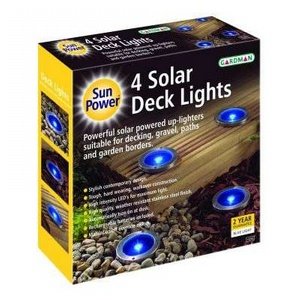 Buy Solar Decking Lights 4 Pack Blue online at Discounted New and Used prices. Delivered to your door with Off-The-Bookshelf.