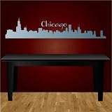 Chicago Skyline Vinyl Wall Art Graphic Decal Sticker by LKS Trading Post