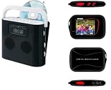 Portable Stereo CD Player with AM/FM Radio and FREE Sport MP3/MP4 Player INCLUDED - Black