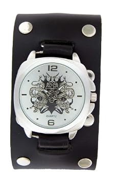 Nemesis Dragon Case with Skull Cuff Watch