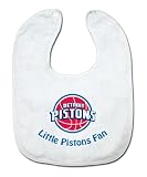 41BgROARtKL. SL160  NBA Detroit Pistons White Snap Bib with Team Logo
