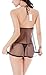Ruzishun Women's sexy Lingerie lace halter Sleepwear Underwear