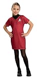  : Star Trek Movie Child's Deluxe Red Dress with Emblem Pin, Medium