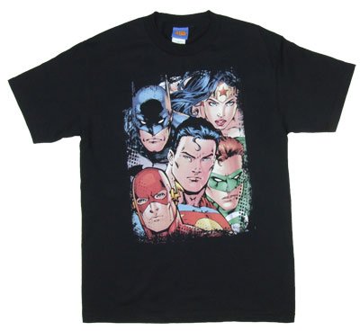  Up Close And Personal - Justice League - DC Comics T-shirt