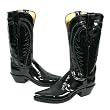 Lucchese -- *N8114 54 B Blk Patent -- Women's Shoes,Boots,Western Boots