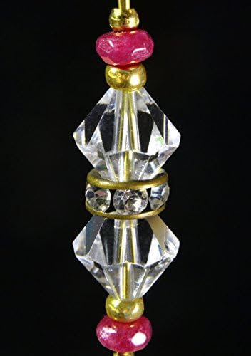 Handmade Jeweled VALENTINE Ornament Hanger Hook-GRAM'S BLING - ARTIST CREATED - SWEETHEART GIFT