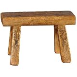 Vintage Rectangular Top Childrens Bench Color: Butter