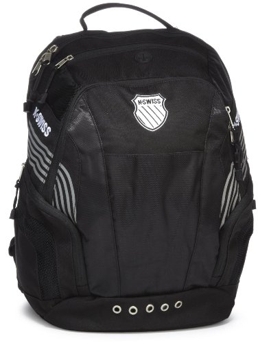 Swiss Backpack K-SWISS Medium Training Back Pack, Black/Black, Medium