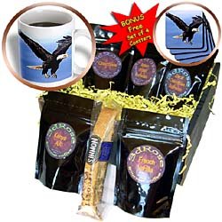 Birds - Bald Eagle - Coffee Gift Baskets - Coffee Gift Basket by Decaf Espresso Roast