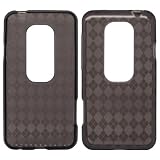 Htc Evo 3d Tpu Case – Smoke Gray with (Free USB Car Charger Adapter)