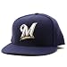 Milwaukee Brewers NEW ERA Fitted Baseball Hat - Navy
